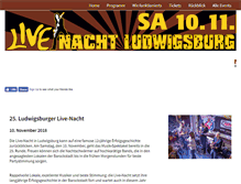 Tablet Screenshot of live-nacht-ludwigsburg.de